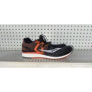 Saucony Liberty ISO Mens Athletic Running Shoes Size 8 Black Orange